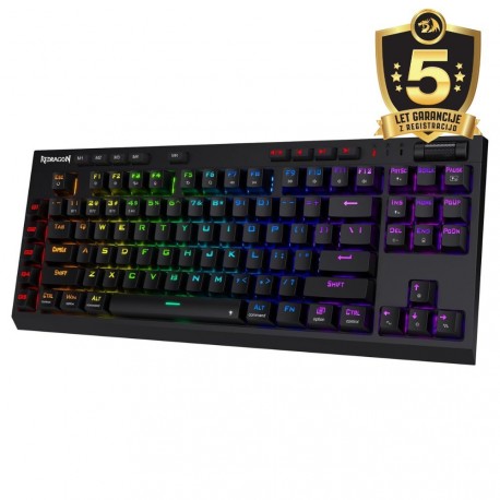Tipkovnica RedRagon Vishnu Pro K596RGB-PRO, rdeča stikala