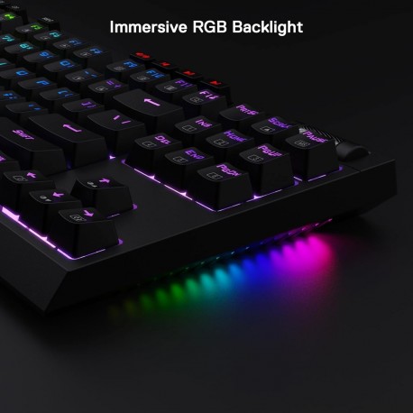 Tipkovnica RedRagon Vishnu Pro K596RGB-PRO, rdeča stikala