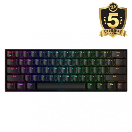 Tipkovnica RedRagon Draconic K530, RGB, črna