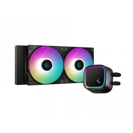 Vodno hlajenje AIO DeepCool LE520, 240mm, ARGB, črn