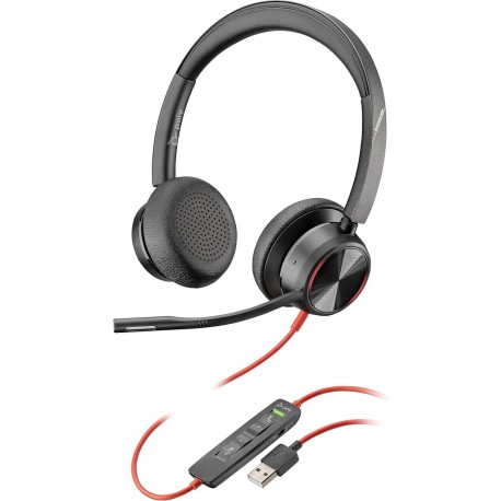 Slušalke Poly Blackwire 8225, črne