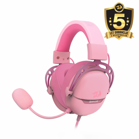 Slušalke RedRagon Aurora H376PP, roza