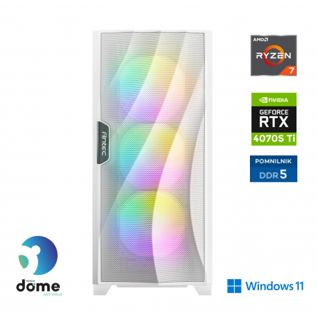 Računalnik ANNI Gamer Extreme R7 7800X3D / RTX 4070S Ti / 32 GB / 2 TB / W11H