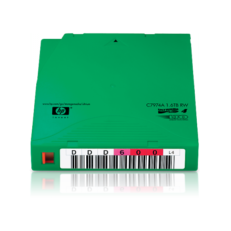 HP LTO4 Ultrium 1,6TB RW Data Tape C7974A