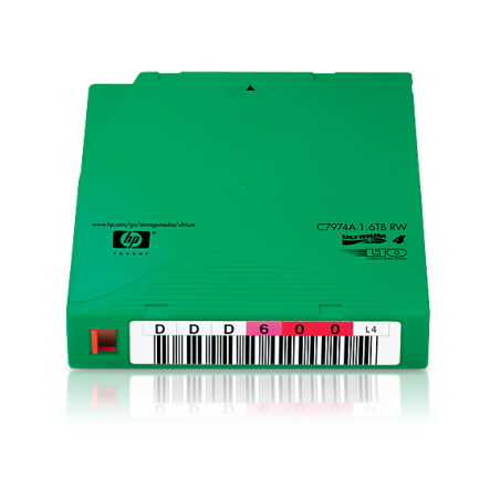 HP LTO4 Ultrium 1,6TB RW Data Tape C7974A