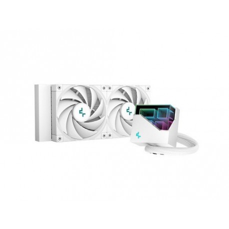 Vodno hlajenje AIO Liquid Cooler DeepCool LT520 WH, 240mm, bel