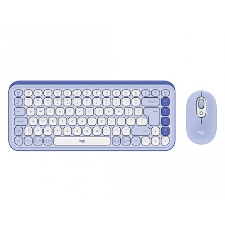 Tipkovnica in miška Logitech POP Icon Combo, vijolična, SLO g.