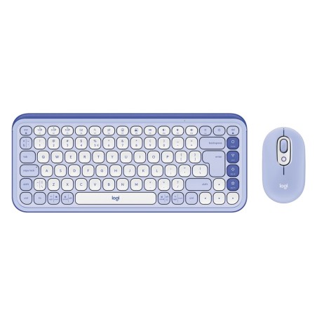 Tipkovnica in miška Logitech POP Icon Combo, vijolična, SLO g.