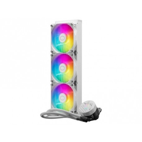 Vodno hlajenje Cooler Master Liquid 360L Core, 360mm, ARGB, bel