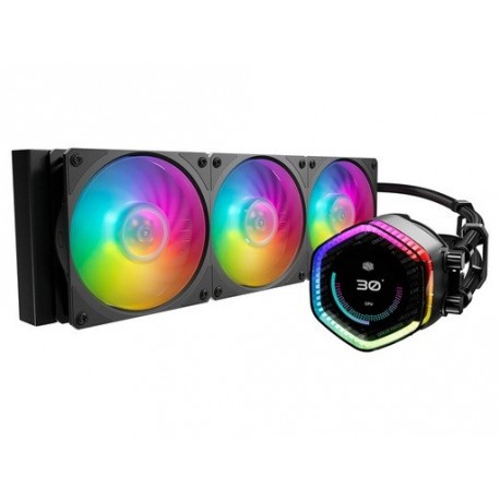 Vodno hlajenje Cooler Master Liquid ML360 Ion, 360mm, ARGB, črn