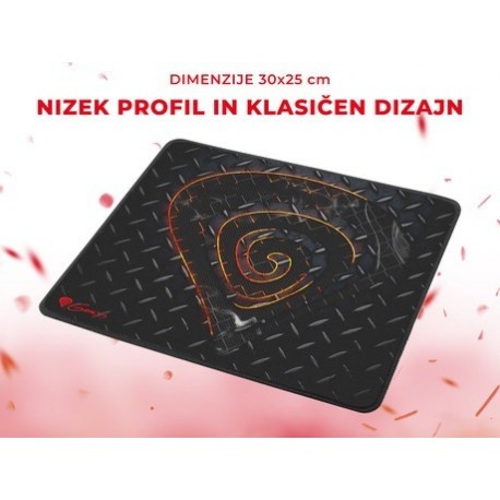 Podloga za miško GENESIS CARBON 500 M STEEL, vodoodporna