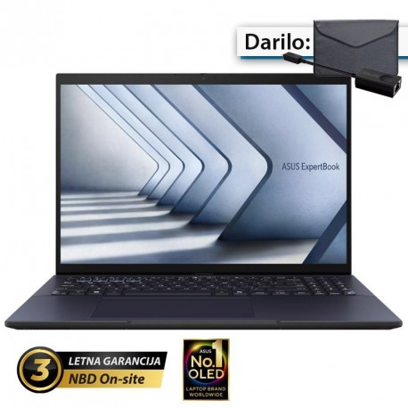 Prenosnik ASUS ExpertBook B9 Core 7-150U, 32GB, 2TB, W11P