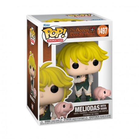 Figura FUNKO POP ANIMATION: SEVEN DEADLY SINS - MELIODAS W/HAWK