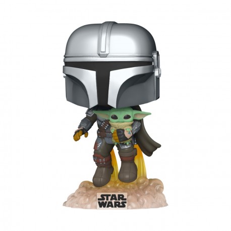Figura FUNKO POP: STAR WARS - MANDALORIAN - MANDO FLYING W/JET PACK