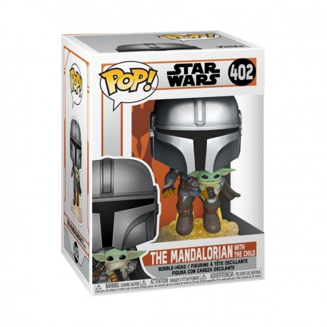Figura FUNKO POP: STAR WARS - MANDALORIAN - MANDO FLYING W/JET PACK