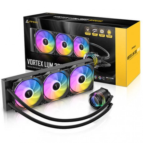 Vodno hlajenje Antec Vortex Lum 360 ARGB črn
