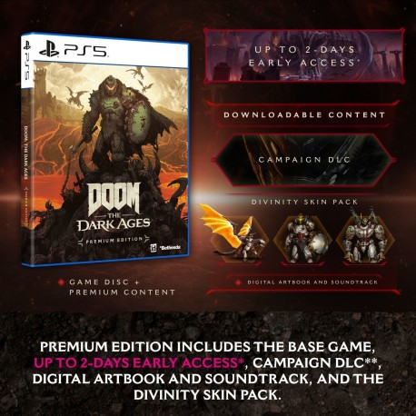 Igra DOOM: The Dark Ages Premium Edition (Playstation 5)
