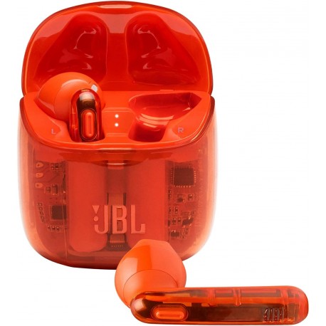 Slušalke JBL Tune 255TWS, oranžne