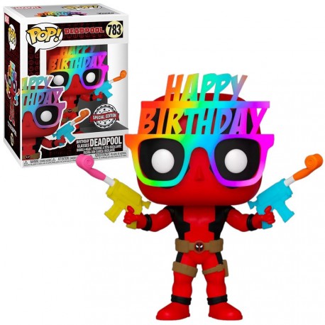 Figura FUNKO POP: MARVEL - DEADPOOL 30TH - BIRTHDAY GLASSES DEADPOOL (SP)
