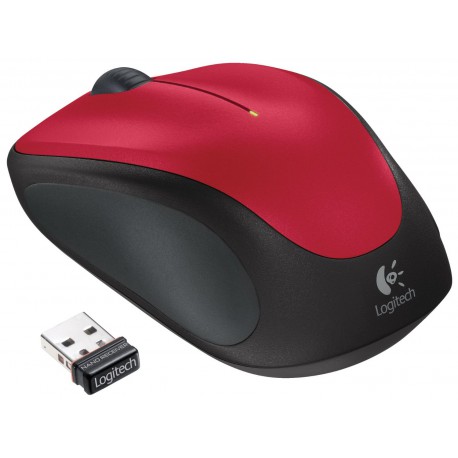 Miška za prenosnik brezžična optična (AO) Logitech M235 rdeča