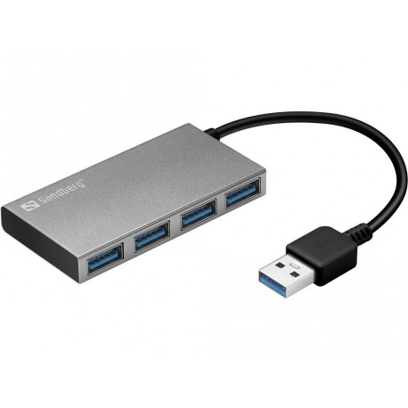 USB Hub Sandberg SB13388, 4-v-1