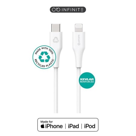 Kabel eSTUFF INFINITE USB C-Lightning, 3m, bel