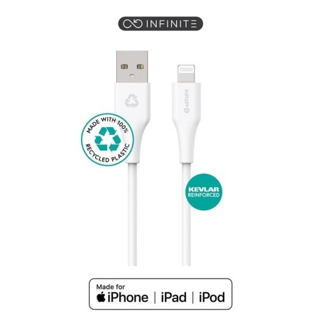 Kabel eSTUFF INFINITE USB A-Lightning, 1m, bel