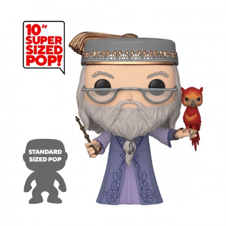 Figura FUNKO POP HP: HARRY POTTER - 10" DUMBLEDORE W/FAWKES
