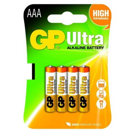 Baterija GP 4xAAA / LR03 1,5V alkalna Ultra Alkalna