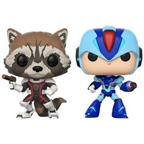 Figura POP! CAPCOM VS. MARVEL: ROCKET VS MEGAMAN X