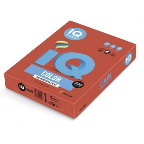 Papir barvni A4 120g iq intenziv rdeča co44 1/250