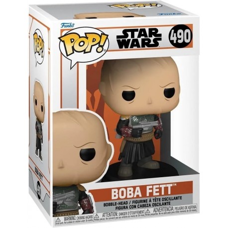 Figura FUNKO POP STAR WARS: MANDALORIAN- BOBA FETT W/O HELMET