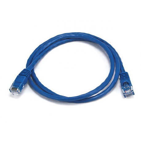 Priključni kabel za mrežo Cat5e UTP 0,5m moder