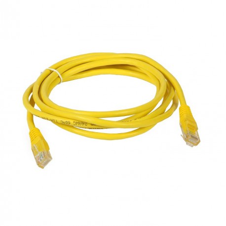 Priključni kabel za mrežo Cat5e UTP 2m rumen