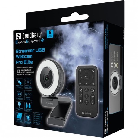 Spletna kamera Sandberg Streamer USB Webcam Pro Elite