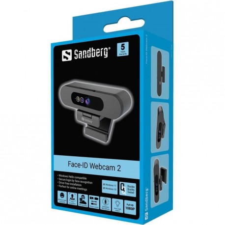 Spletna kamera Sandberg Face-ID Webcam 2