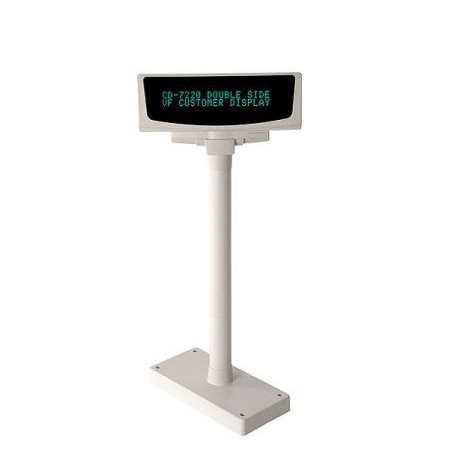 Prikazovalnik za stranke PARTNER (CD-7220, USB, bel)