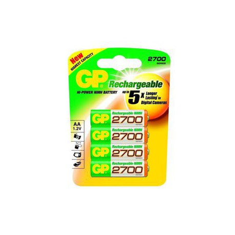 Baterija GP 4xAA 2700mAh polnilna Ni-Mh