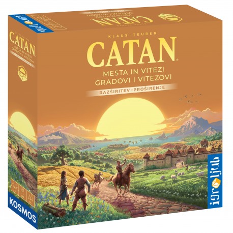 Catan 2025 razširitev Mesta in vitezi