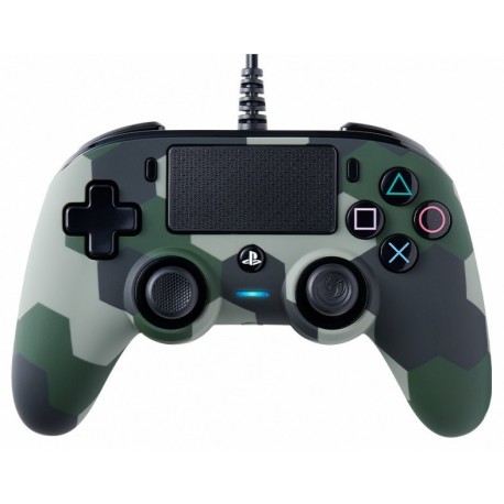 Kontroler Nacon PS4 Wired Compact, camo zelen