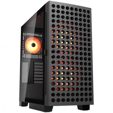 Ohišje COUGAR AIRFACE ECO RGB, Mid Tower, črno