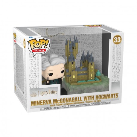 Figura FUNKO POP TOWN: HARRY POTTER - MINERVA W/HOGWARTS
