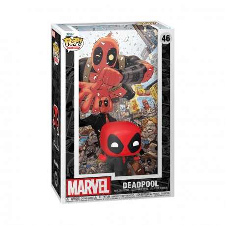 Figura FUNKO POP COMIC COVER: MARVEL - DEADPOOL IN BLACK SUIT