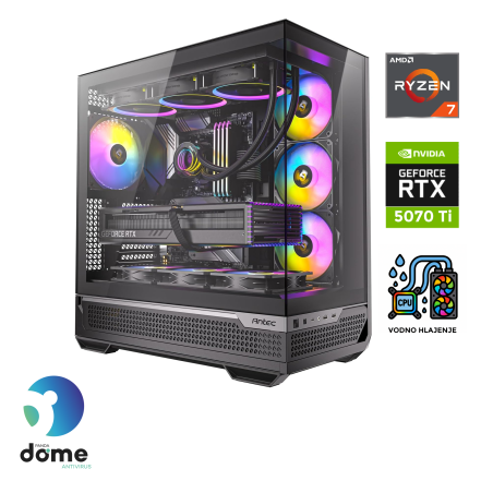 Računalnik ANNI Gamer Elite R7 7800X3D / RTX 5070 Ti / 64 GB / 2 TB