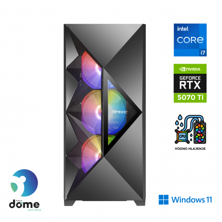 Računalnik ANNI Gamer Extreme i7-14700F / RTX 5070 Ti / 32 GB / 2 TB / W11H