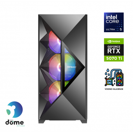 Računalnik ANNI Gamer Extreme Ultra 5 245KF / RTX 5070 Ti / 32 GB / 2 TB