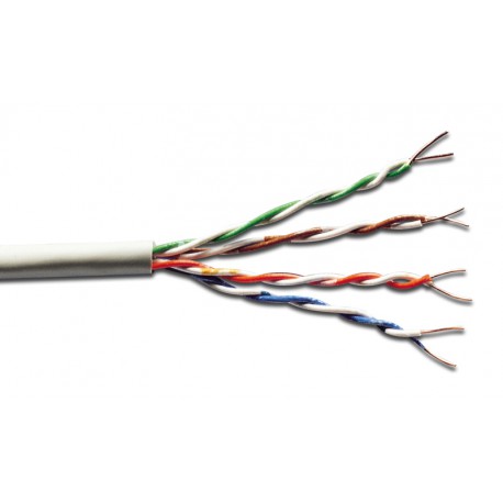 Mrežni kabel Cat6e UTP, trdi, neoklopljen 4x2 AWG23, kolut 305m