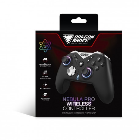 Kontroler DragonShock Nebula Pro, Switch, črn