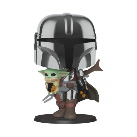 Figura FUNKO POP: STAR WARS - MANDALORIAN - 10" MANDALORIAN W/ CHILD