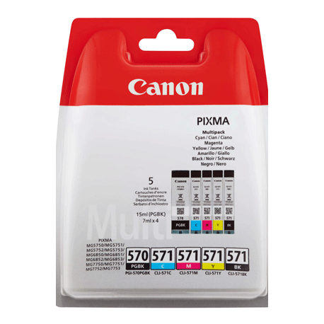 Črnilo Canon komplet PGI-570/CLI-571